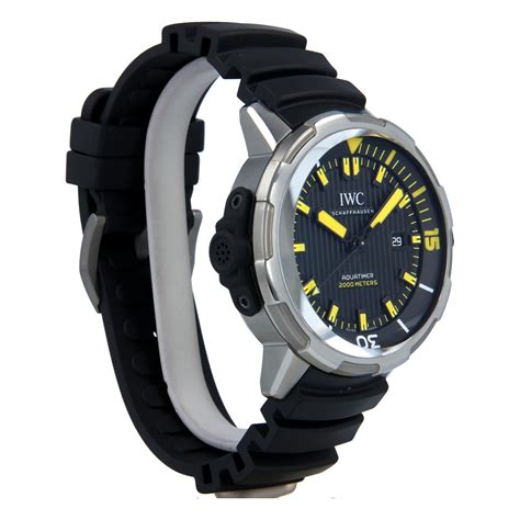 iwc schaffhausen aquatimer automatic 2000 price|iwc aquatimer for sale.